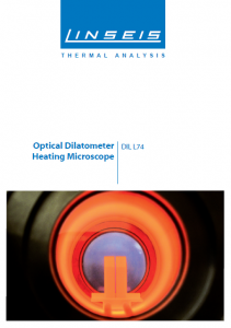 Optical Dilatometer Product brochure (PDF)