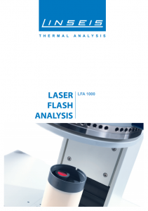 Laser Flash Analysis 1000 Product brochure (PDF)
